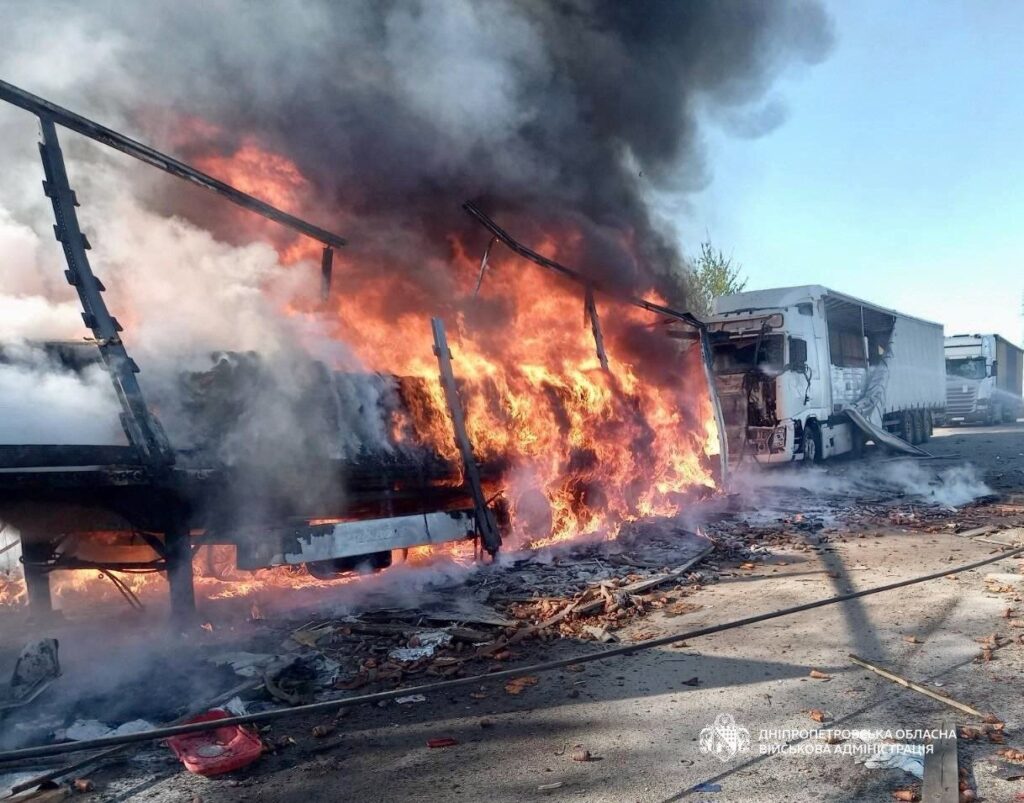 40 children narrowly escape Russian drone strike on bus near Dnipro: six wounded include a child and a pregnant woman