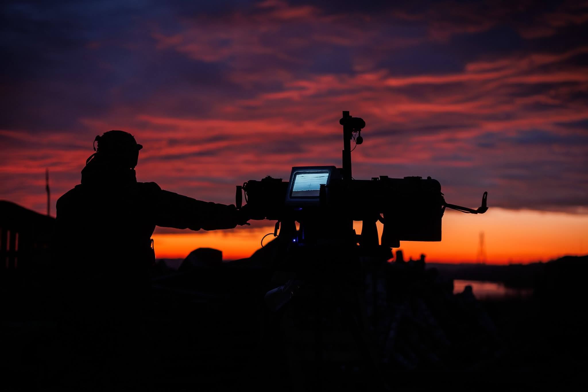 Ukrainian soldier at sunset. Illustrative photo: General Staff of the Armed Forces of Ukraine.