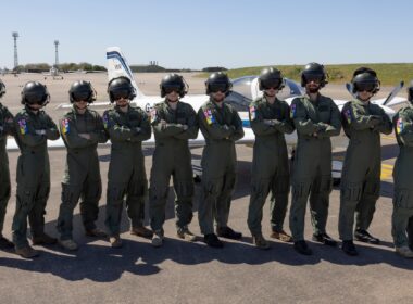 A group of Ukrainian cadets has successfully completed the elementary flight training program in the UK. Image: The UK's Royal Air Force