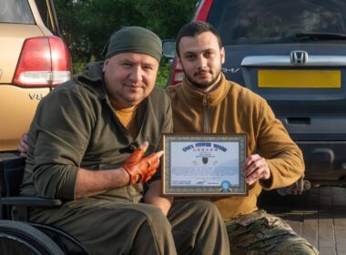 Ukraine's soldiers received Book of Records of Ukraine certification for Mala Tokmachka in Zaporizhzhia Oblast. Image: The 118th Separate Mechanized Brigade