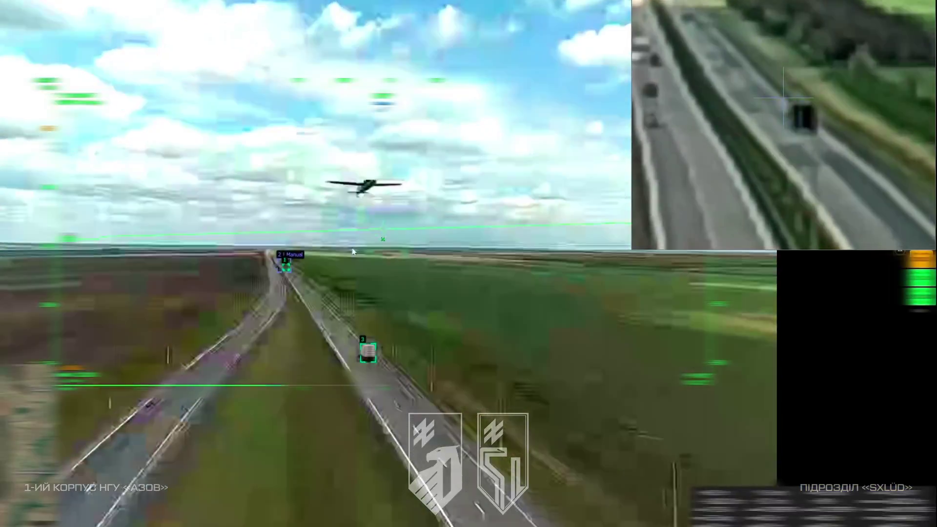 A Hornet spots a Hornet.