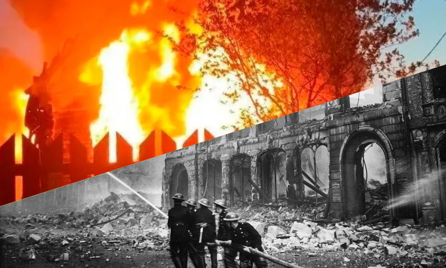Ukrainian drones bombing Moscow in 2026 and the London Blitz in 1940