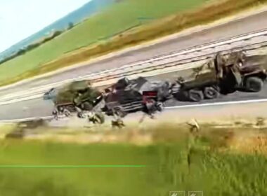 russia's monthly land grab ukraine has collapsed hundreds km² 14 · post double tap strike russian trucks rear highway russian-occupied occupied territory 1st azov corps news ukrainian reports