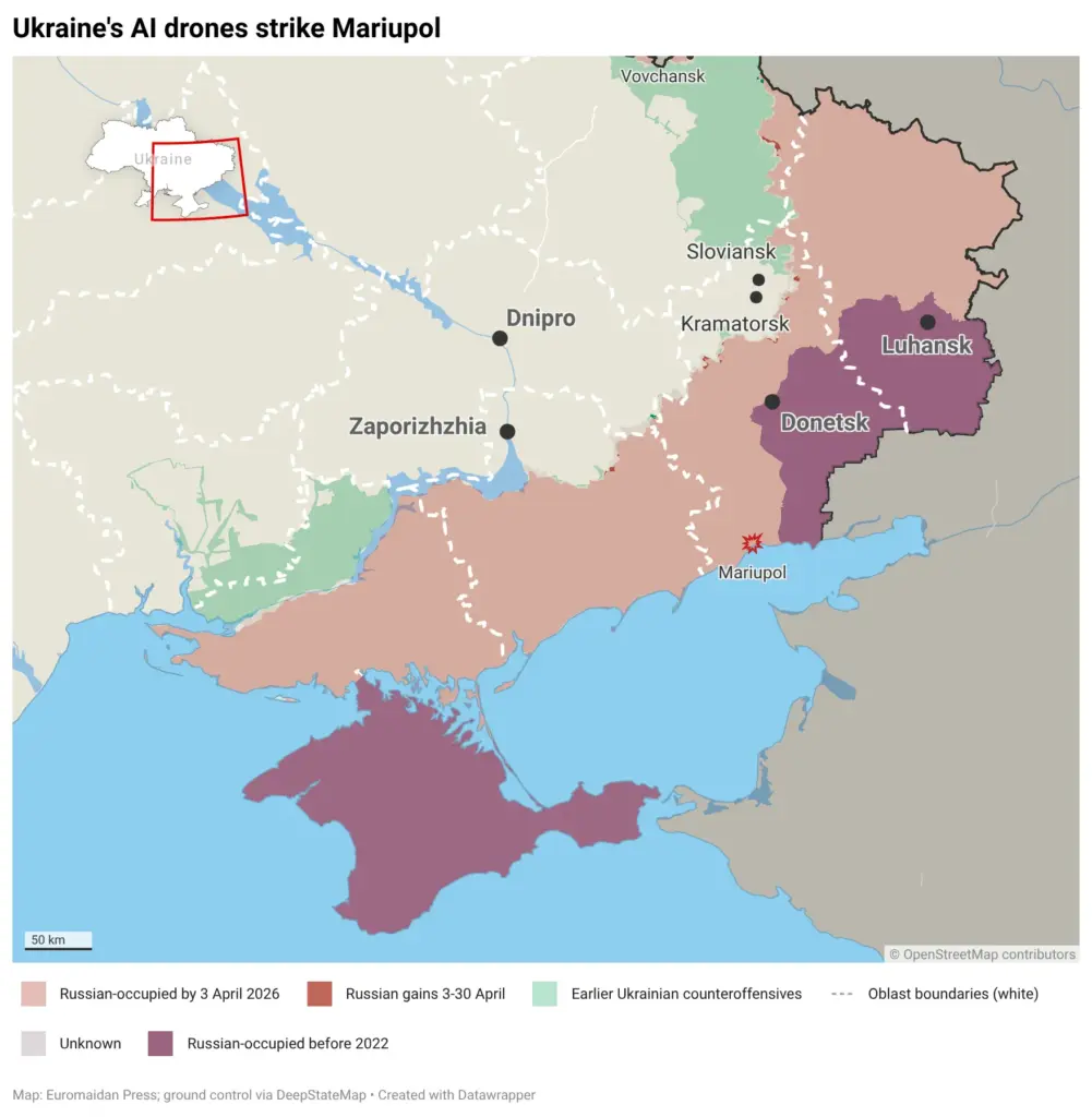 AI drones Mariupol