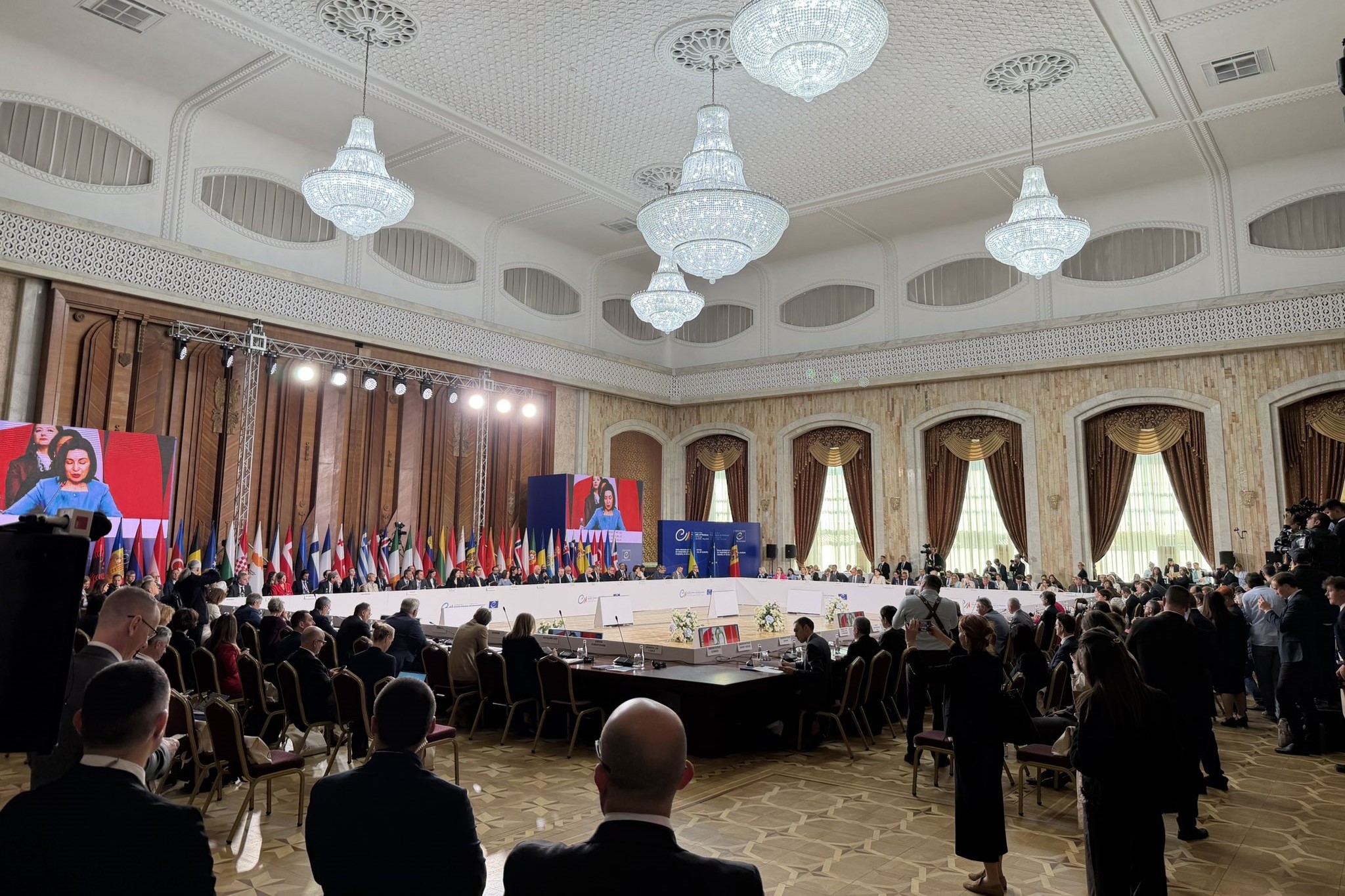 Council of Europe ministerial meeting in Chisinau with Ukraine and 37 states advancing agreement to establish Special Tribunal for crime of aggression against Ukraine