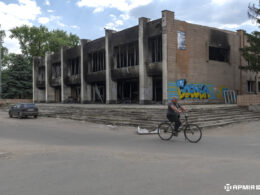 russians stormed empty houses cameras—26 km town claimed take top general announced its liberation · post bombed-out house culture borova settlement kharkiv oblast after russian drone attacks bombing 2023–2024 2024