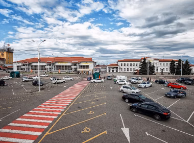 Krasnodar International Airport, Russia.