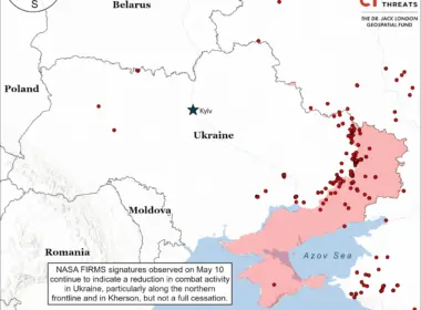 title · post nasa firms satellite fire-detection signatures observed ukraine russia 8-10 2026 indicate reduction cessation hostilities during 9-11 ceasefire nasa-firms-signatures-observed-in-ukraine-and-russia-on-may-8-9-and-10-indicate-a-reduction-but-not-cessation-of-hostilities-data-from-may-10-2026-1327x1536 news ukrainian reports