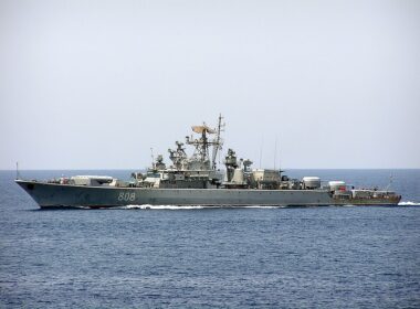 Russian frigate Pytlivy, 2003. Photo: Luis Díaz-Bedia Astor via Wikimedia Commons.