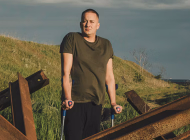 Vadym Letunov, a soldier with the 118th Brigade. May 2026. Photo: The Guardian