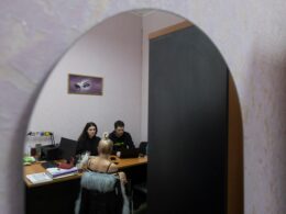 funding cuts stalling investigations russian torture child abductions · post war-crimes investigators ukrainian nonprofit truth hounds interview alla says occupying forces tortured raped 2022 office izium 2026 woman town januar