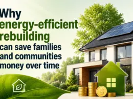 Why energy-efficient rebuilding can save families and communities money over time