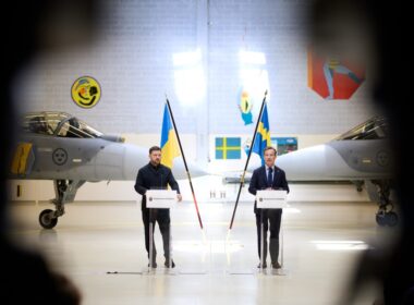 Ukrainian President Volodymyr Zelenskyy and Swedish Prime Minister Ulf Kristersson during a meeting on 28 May 2026. Source: The Ukrainian Presidential Office