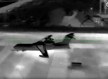 two more russian air defense systems gone along naval plane helicopter · post be-200 amphibious aircraft moments before ukrainian drone strike yeysk airbase krasnodar krai 15 2026 ukraine news reports