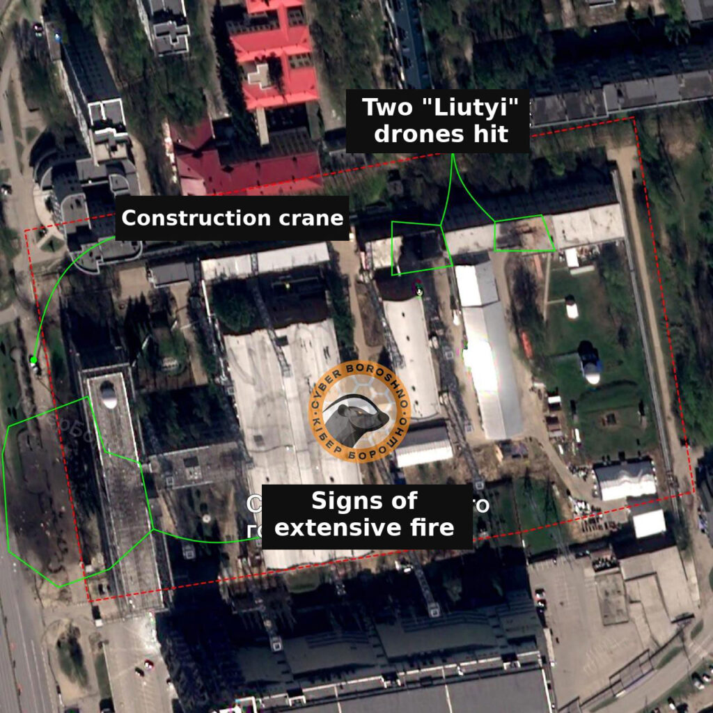 satellite imagery reveals flamingo missile damage russian plant making shahed navigation antennas · post vniir-progress cheboksary after ukraine's 5 2026 strike chuvashia-factory-nice ukraine news ukrainian reports