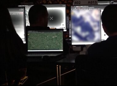 Ukraine lets companies build their own air defense, and 24 have already signed up Ukrainian air defense unit's control room. Screenshot: RFE/RL