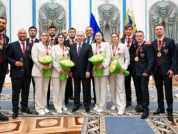 russia's state-run doping program ends 302 sanctions — weightlifters runners caught most · post russian dictator vladimir putin winners world boxing championships representatives federation received state decorations kristina solovyova ria