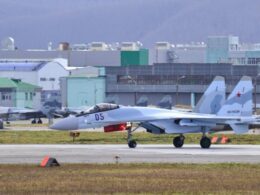 A russian Su-35S.