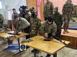 Militarization of schoolchildren in occupied Berdyansk. Photo: Andriushchenko Time
