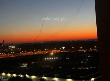 Air defense activity over Moscow, Russia, 22 September 2025. Photo: Exilenova+