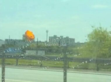 Explosion at a residential building in Orenburg, Russia, following a reported drone strike on 12 May 2026