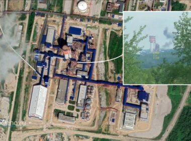 The Metafrax Chemicals plant in the town of Gubakha in Russia's Perm Krai. Source: Exilenova_Plus