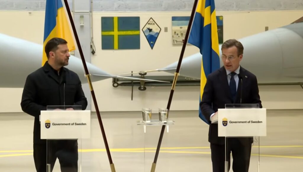 Sweden announced transfer of 16 Gripen fighter jets to Ukraine by 2030