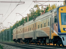 Latvian train.