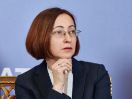 Ella Skybenko, the Eastern Europe and Central Asia Senior Researcher at the Business & Human Rights Resource Centre, at the B4Ukraine. Source: B4Ukraine