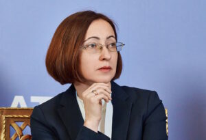 Ella Skybenko, the Eastern Europe and Central Asia Senior Researcher at the Business & Human Rights Resource Centre, at the B4Ukraine. Source: B4Ukraine