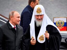 russian church courts strip priests rank refusing patriarch kirill's war prayer · post president vladimir putin orthodox kirill file 2022 earlier владимир путин и патриарх кирилл фото alexander nemenov dpa