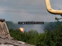 ukrainian drones lit up propane train russia's kursk oblast · post fire wagon hit lgov district 24 2026 пожежа на місці вибухнувшого вагона з газом фото пепел ukraine news reports