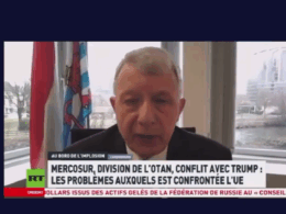Right-wing Luxembourgish politician Fernand Kartheiser is giving an interview to Russian propaganda channel Russia Today. Source: Kartheiser/X