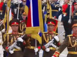 North Korean troops took part in the military parade on Red Square in Moscow on 9 May. Image: Astra