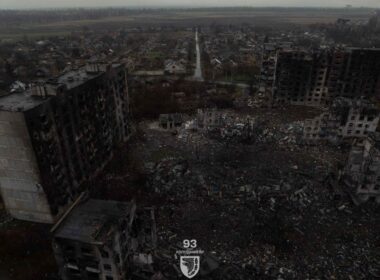 The city of Kostiantynivka after Russia's advances. Source: The 93rd Separate Mechanized Brigade 