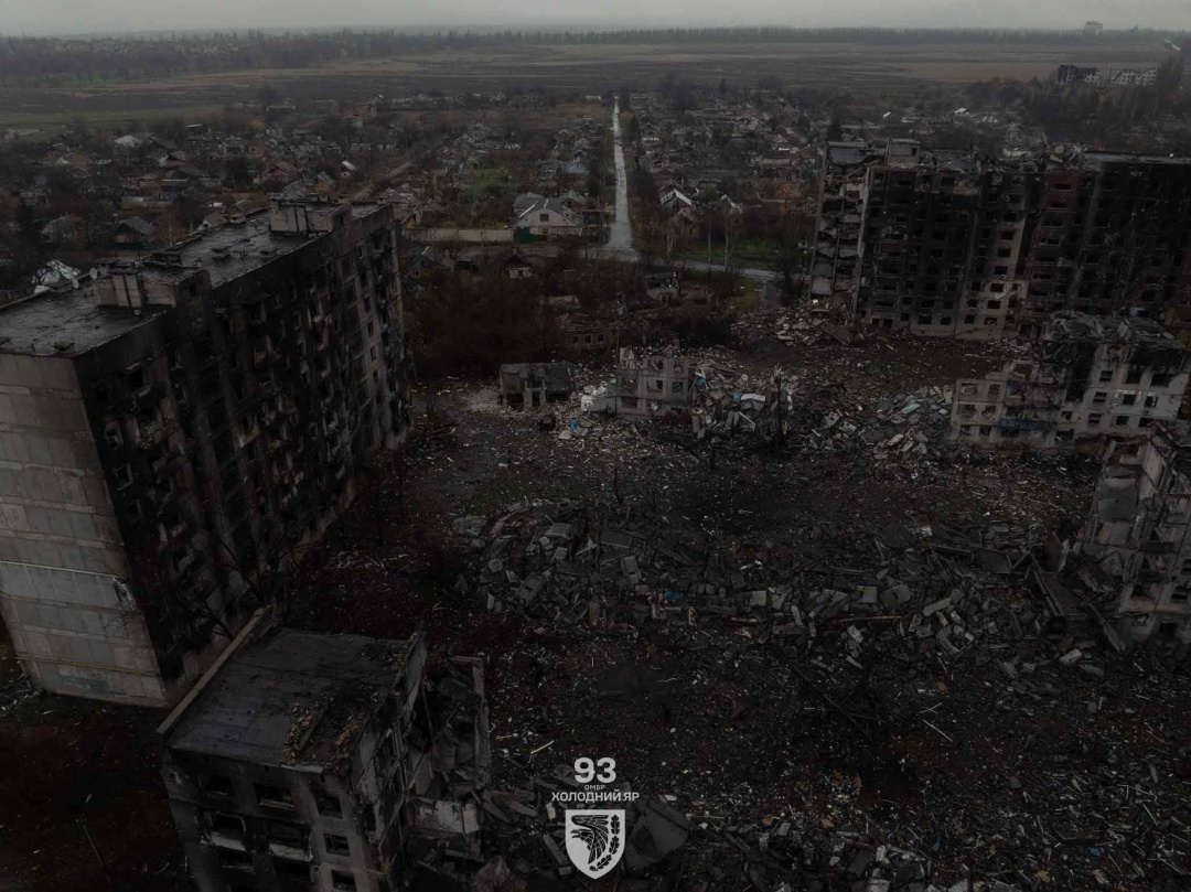 The city of Kostiantynivka after Russia's advances. Source: The 93rd Separate Mechanized Brigade