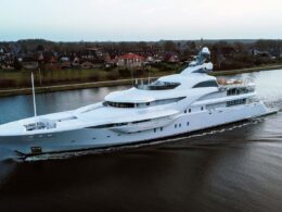 The superyacht Graceful