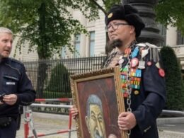 Russian opposition artist Robert Kuzovkov, known as Semyon Skrepetsky. FB