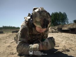 A Ukrainian soldier. Source: The 46th Airmobile Brigade