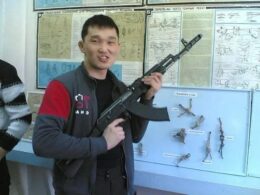 Russian 37th Motorized Rifle Brigade battalion commander Bato Munkuyev. Ukraine's 1st Separate Assault Regiment