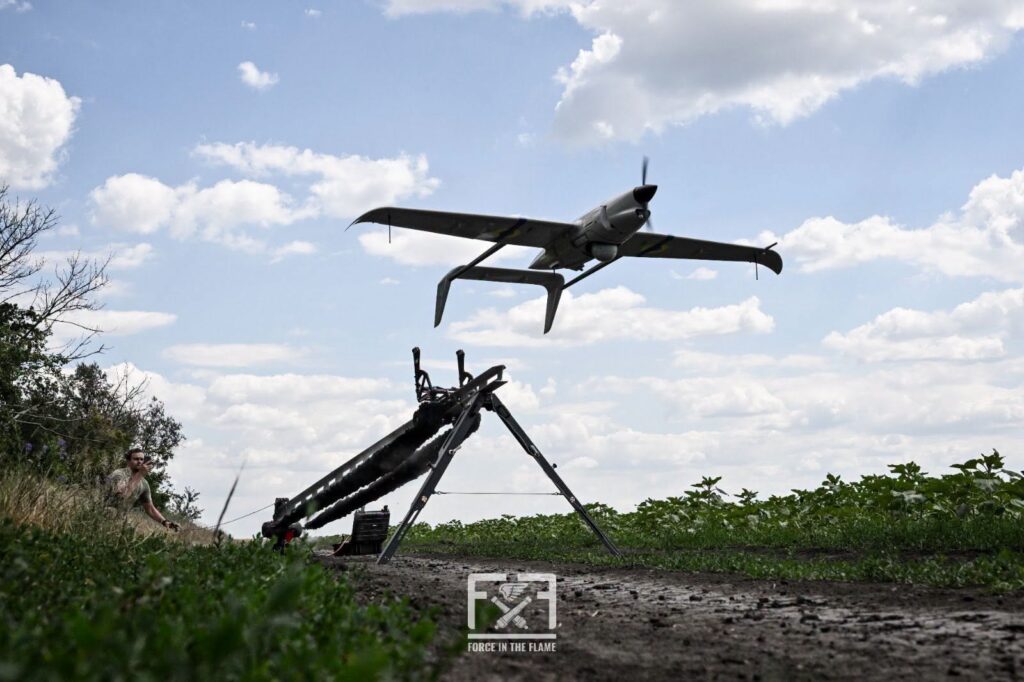 A Ukrainian unmanned aerial vehicle. Source: The 148th Separate Artillery Zhytomyr Brigade of the Air Assault Forces