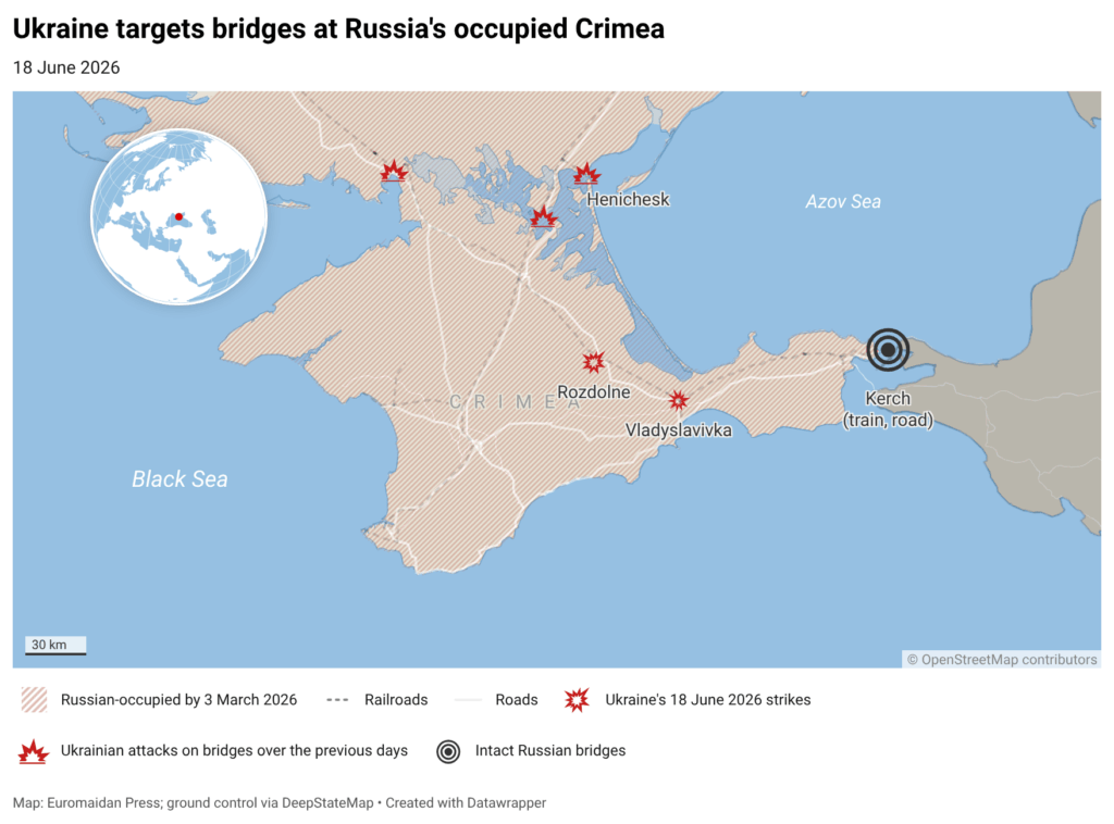 Ukraine drone strikes Cirmea island