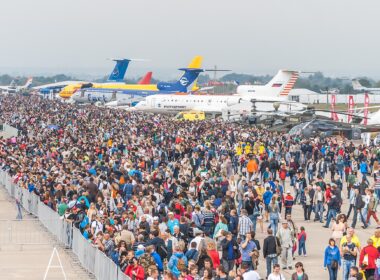 Russia's MAKS airshow at Zhukovsky airfield near Moscow in 2015. Photo via Wikimedia Commons