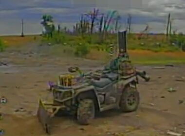 Mine-clearing ATV.