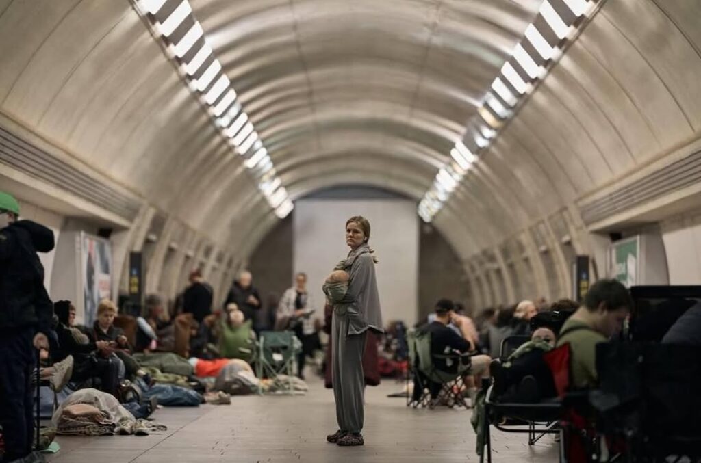 Russia missile attacks subway Kyiv