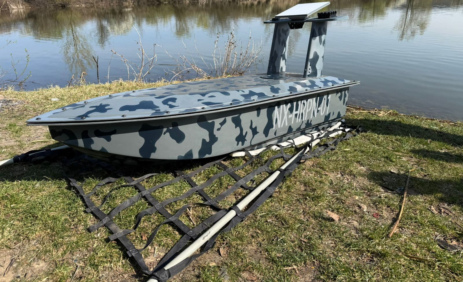 new 100-kilogram ukrainian drone boat can wait two days strike command · post harpun small surface developed company noah nadvodnyj-bezpilotnyk-garpunfoto-noah-x ukraine news reports