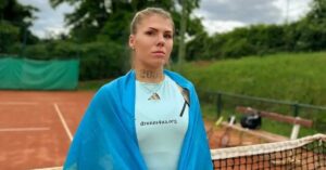 Ukrainian tennis player Oleksandra Oliynykova protests Russia's return