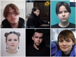 Trafim Barysau, Dzmitry Zakharoshka, Anastasiya Klimenka, Aliaksandra Pulinovich, Siarhei Zhyhaliou, Maryia Misiuk: The six teenagers were accused of forming an anarchist cell 