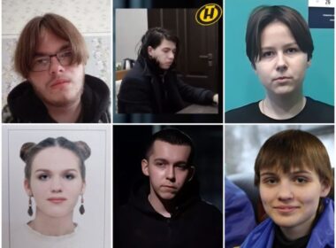 Trafim Barysau, Dzmitry Zakharoshka, Anastasiya Klimenka, Aliaksandra Pulinovich, Siarhei Zhyhaliou, Maryia Misiuk: The six teenagers were accused of forming an anarchist cell 
