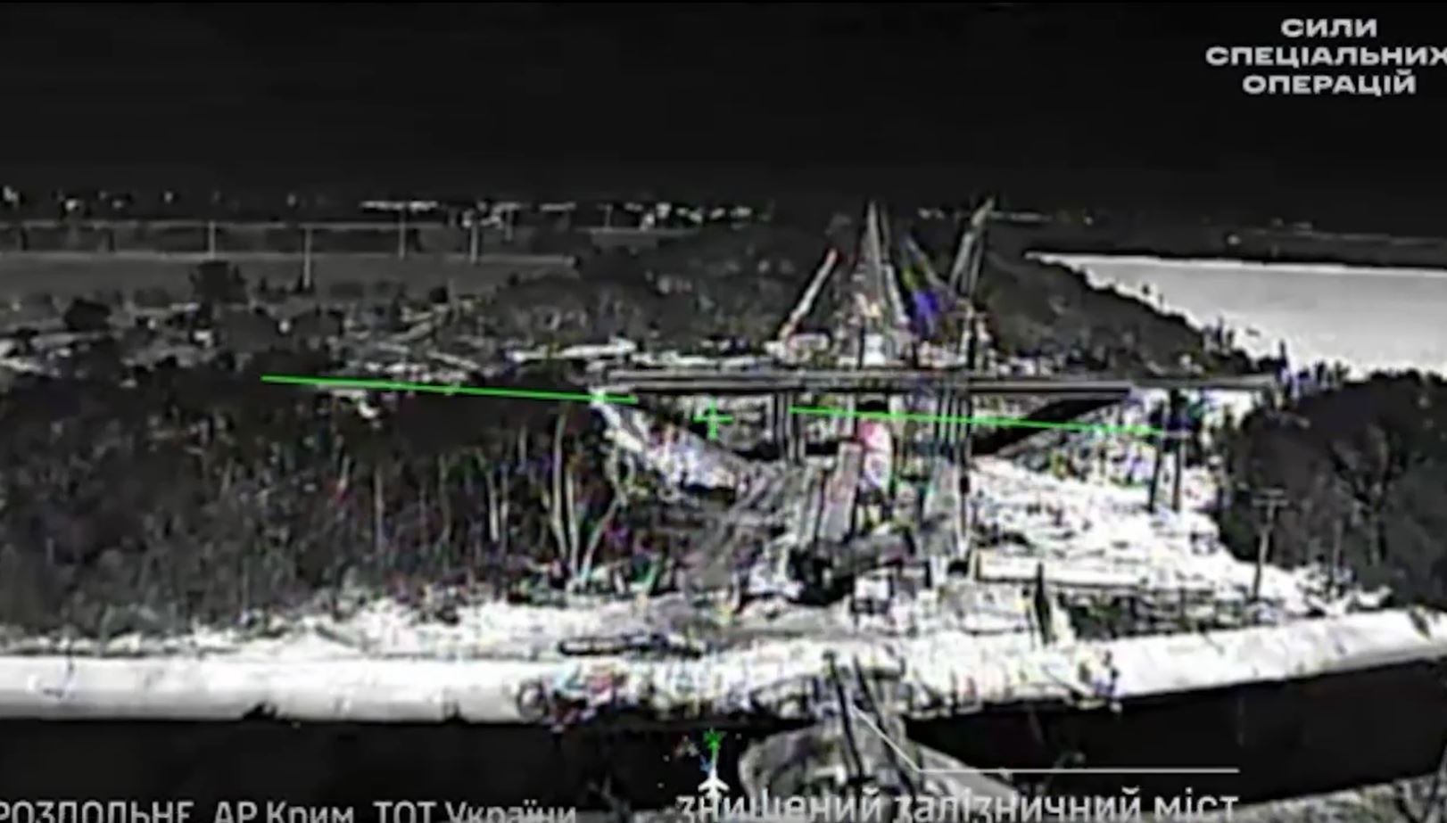 russia sent repair team fix bombed rail bridge crimea—ukraine's drones were waiting · post destroyed railway over north crimean canal near rozdolne occupied crimea 2026 video ukraine's special operations forces
